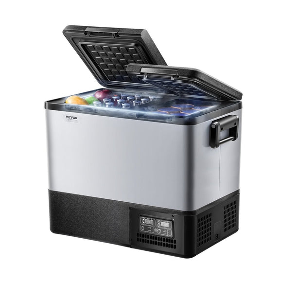VEVOR Portable Car Refrigerator Freezer Compressor 55L Dual Zone for Car Home - RnR Galore