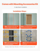 VEVOR Shower Niche 40.6 x 50.8 x 10.2 cm Recessed Wall Divider Shelf Bathroom - RnR Galore