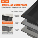 VEVOR Shower Niche Ready for Tile 40.64 x 60.96 cm, 16 x 24 inch Double Shelf Organizer, Square Corners Wall - inserted Niche Recessed, Sealed Protection Modern Soap Storage Niche for Shower Bathroom, Black - RnR Galore