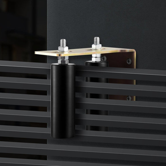 VEVOR Sliding Gate Kit 6” Rolling Hardware with L - Bracket Adjustable for Door - RnR Galore