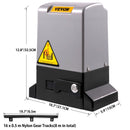 VEVOR Sliding Gate Opener Automatic Sliding Gate 1800 KG 4 Remote & APP Control - RnR Galore