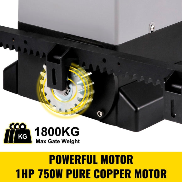 VEVOR Sliding Gate Opener Automatic Sliding Gate 1800 KG 4 Remote & APP Control - RnR Galore