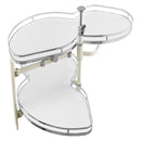 VEVOR Swing Left Blind Corner Cabinet, Pull Out Organizer for 36 inch Width Blind Cabinet, 2 Tier Height Adjustable Swing Tray, Soft Close Kitchen Cloud Blind Organizer, Left Open - RnR Galore