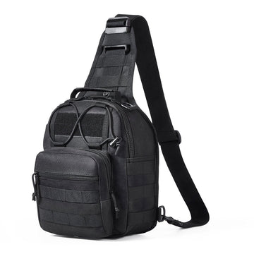 VEVOR Tactical Sling Bag 10L Military Rover Shoulder Sling Backpack Black - RnR Galore