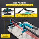 VEVOR Tile Cutter 24in Cutting Tool w/ Laser Guide Single Rail Double Brackets - RnR Galore