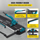 VEVOR Tile Cutter 24in Cutting Tool w/ Laser Guide Single Rail Double Brackets - RnR Galore