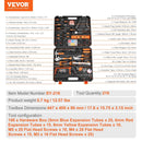 VEVOR Tool Kit 216 Piece General Household Hand Tool Set with Portable Tool Case - RnR Galore
