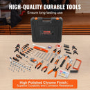 VEVOR Tool Kit 216 Piece General Household Hand Tool Set with Portable Tool Case - RnR Galore