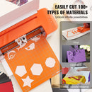 VEVOR Vinyl Cutter Machine, Bluetooth Connectivity DIY Cutting Machine, Compatible with iOS, Android, Windows and Mac, Massive Designs Included, for Creating Customized Cards, Home Decor - RnR Galore