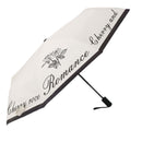 Vintage Rose UV Protection Automatic Manual Tri - fold Sun Rain Umbrella Sunshade - Automatic - RnR Galore