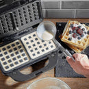 Waffle & Sandwich Maker - 2 - in - 1 Waffle Iron Panini Press Toaster Breakfast Machine - RnR Galore