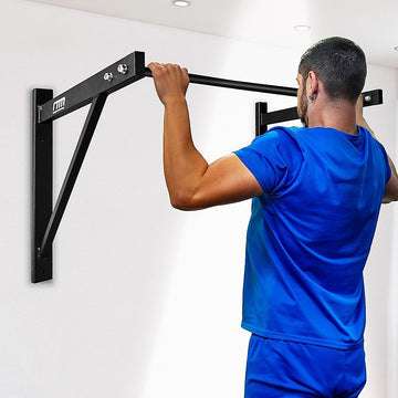 Wall Mounted Pull Up Bar – Heavy Duty Chin Up Station for Home Upper Body Training - RnR Galore
