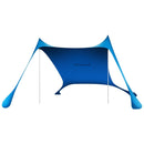 Wallaroo Beach Tent Canopy Sunshade 2m X 2m - Blue - RnR Galore