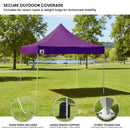 Wallaroo Gazebo Tent Marquee 3x3 PopUp Outdoor Purple - RnR Galore