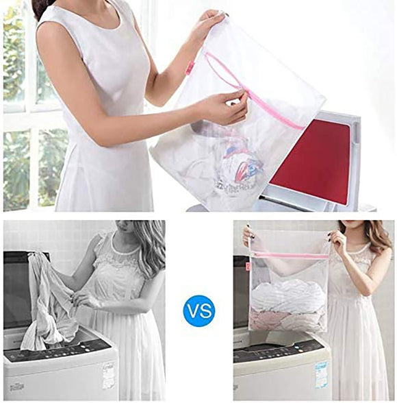 Washing Bag Pack Set Of 6 Laundry Bags Mesh Lingerie Delicate clothes Wash Bags - RnR Galore