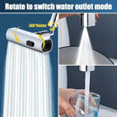 Waterfall Kitchen Tap Extender 360 Swivel Faucet Aerator Attachment 3 Spray Modes High Pressure Splash Proof Sink Nozzle with Universal Adapters Chrome Finish - RnR Galore
