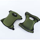 Waterproof Garden Knee Pads High Density EVA Foam Cushion for Weeding & Cleaning Adjustable Neoprene Straps Dark Green 1 Pair - RnR Galore