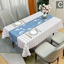 Waterproof Oilproof Washable Heat - Resistant PVC Tablecloth - 5 Patterns & Sizes for Home, Restaurant & Picnic Dining（A,200*138） - RnR Galore