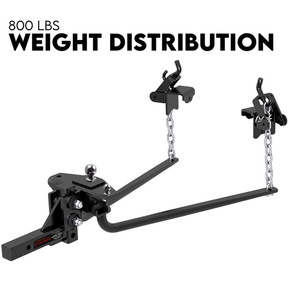 Weight Distribution Hitch System Load Leveller Caravan Anti Sway Bars 800Lb - RnR Galore
