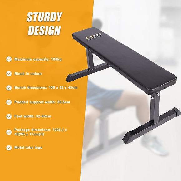 Weights Flat Bench Press Home Gym - RnR Galore