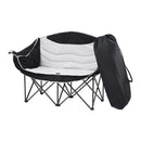 Weisshorn Camping Chair Double Folding Moon Chair Portable Seat 240KG - RnR Galore