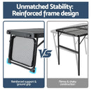 Weisshorn Camping Table Mesh Desktop Lightweight Portable Outdoor Folding Grill Desk - RnR Galore