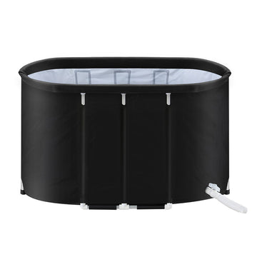 Weisshorn Portable Ice Bath Tub 120x70X70CM Inflatable Cold Water Folding Bathtub Spa Massage - RnR Galore