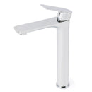 WELS Bathroom Chrome Round Tall Basin Mixer Vanity Faucet Laundry Counter Tap - RnR Galore