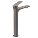 WELS Gun Metal Grey Round High Rise Basin Mixer Bathroom Vanity Faucet Tapware - RnR Galore