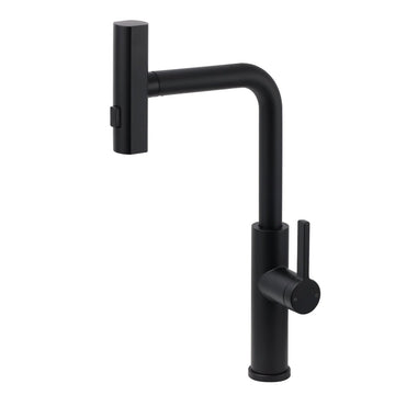 WELS Matte Black 3 - Mode Spray Pull Out Kitchen Mixer Sink Laundry Faucet Tapware - RnR Galore