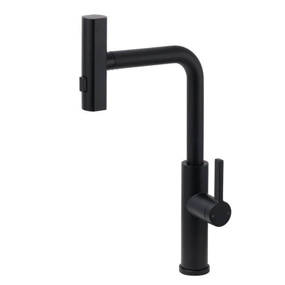 WELS Matte Black 3 - Mode Spray Pull Out Kitchen Mixer Sink Laundry Faucet Tapware - RnR Galore