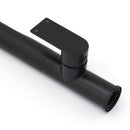 WELS Matte Black Round Kitchen Mixer Sink Tap Swivel Laundry Faucet Spout NEW - RnR Galore