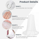 White Hanging Princess Bed Canopy Mosquito Net - Dome Bedding for Dorm Rooms & Bedrooms (Fits 1.5m - 1.8m Beds) - RnR Galore