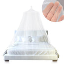 White Hanging Princess Bed Canopy Mosquito Net - Dome Bedding for Dorm Rooms & Bedrooms (Fits 1.5m - 1.8m Beds) - RnR Galore