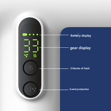White High - Power Cordless Hair Dryer, 15600mAh USB Rechargeable Blow Dryer with Hot & Cold Air, 3 Speeds & Heat Settings - RnR Galore