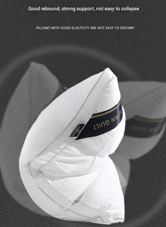 White Luxury Adjustable Bed Pillow Set (2 - Pack) - Hotel Quality Down Alternative for Ultimate Neck Support & Comfort - RnR Galore