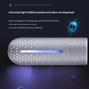 White Portable USB Shoe Dryer & Deodorizer - Constant Temperature Electric Boot Warmer with UV Sanitizer - RnR Galore