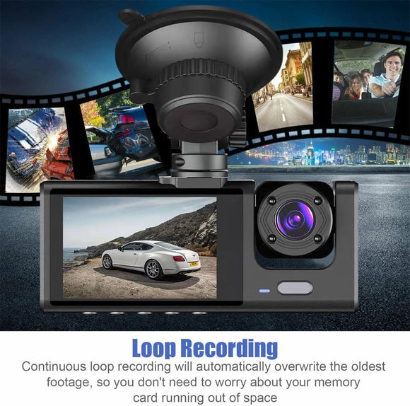 WIFI 3 Channels Dash Cam 1080P Full HD Car Dashcam Comes with Free 32GB Card - RnR Galore