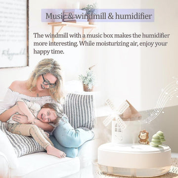 Wireless Mini Humidifier for Bedroom, Portable Babies Humidifier - RnR Galore