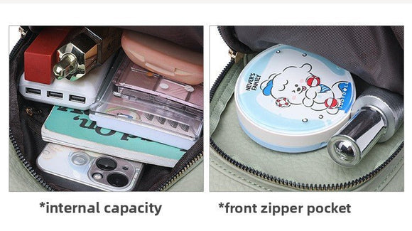 Women's Soft PU Leather Sling Bag Crossbody Chest Purse with Adjustable Boho Strap - Lightweight Multi - Pocket Shoulder Daypack for Travel & Daily Use - Black - RnR Galore