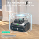 WYBOT C1 Cordless Robotic Pool Cleaner, with APP Control, Auto Vacuum Robot, Wall & Waterline Cleaning, Above Ground Inground up to 150sqm - RnR Galore