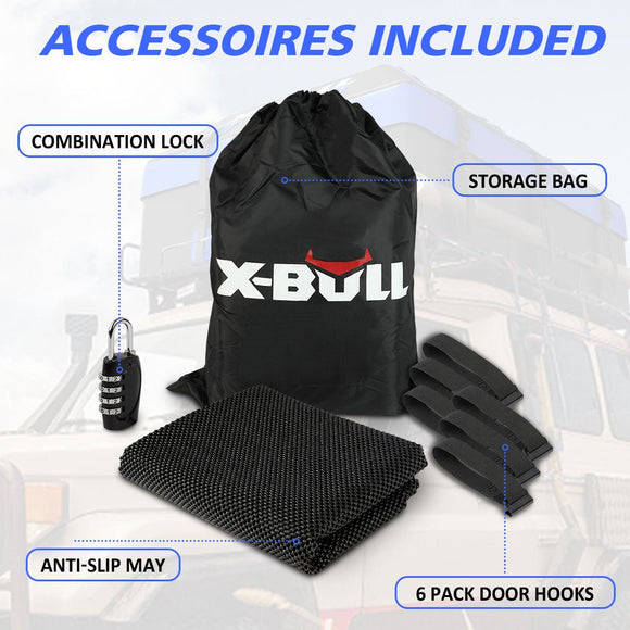 X - BULL Car Roof Cargo Bag Rooftop Cargo Carrier 100% Waterproof Top Luggage Bag for All Vehicles - RnR Galore