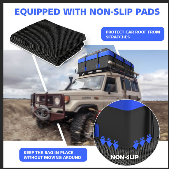 X - BULL Car Roof Cargo Bag Rooftop Cargo Carrier 100% Waterproof Top Luggage Bag for All Vehicles - RnR Galore