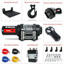 X - BULL Electric Winch 12V 4500LBS Steel Cable Wireless remote ATV UTV Boat Trailer - RnR Galore
