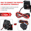 X - BULL Electric Winch 12V 6000LBS Synthetic Rope Wireless remote ATV UTV Boat Trailer 4WD - RnR Galore