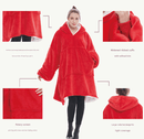 Yellow Oversized Wearable Blanket Hoodie - Ultra Soft & Cozy Snuggle Pullover for Adults - RnR Galore