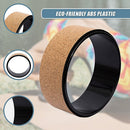 Yoga Pilates Wheel Cork Circle Prop Back Chest Hips Abdomen Stretch Roller - RnR Galore
