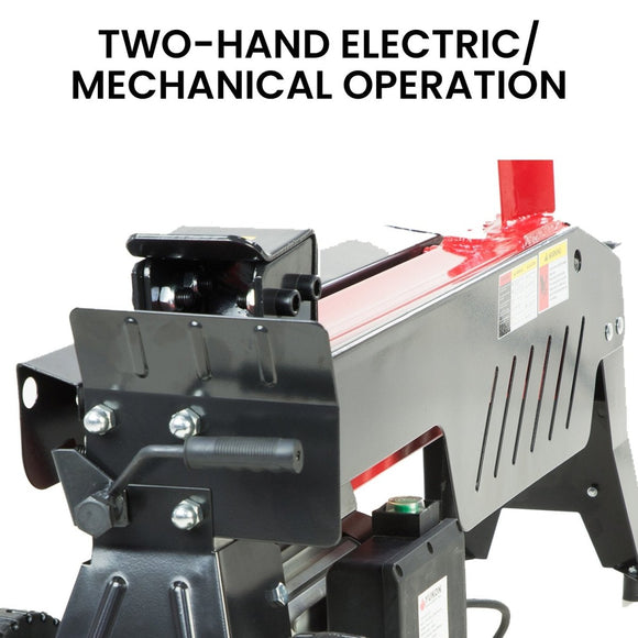 Yukon 7 Ton Electric Log Splitter With Side Protectors Axe Wood Cutter - RnR Galore