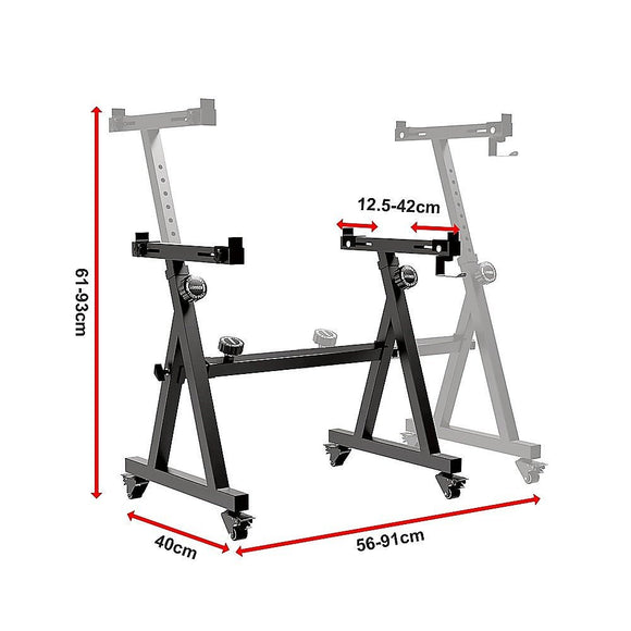 Z - Style Keyboard Stand – Heavy Duty Adjustable Piano Stand for Digital Keyboards & Portable Use - RnR Galore