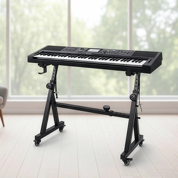 Z - Style Keyboard Stand – Heavy Duty Adjustable Piano Stand for Digital Keyboards & Portable Use - RnR Galore